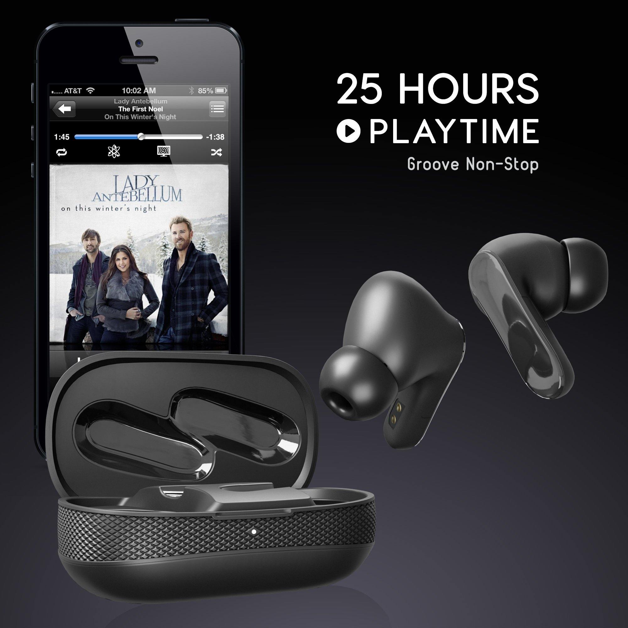 Ambrane Dots 20 True Wireless Earphones (Black) - AmbraneIndia